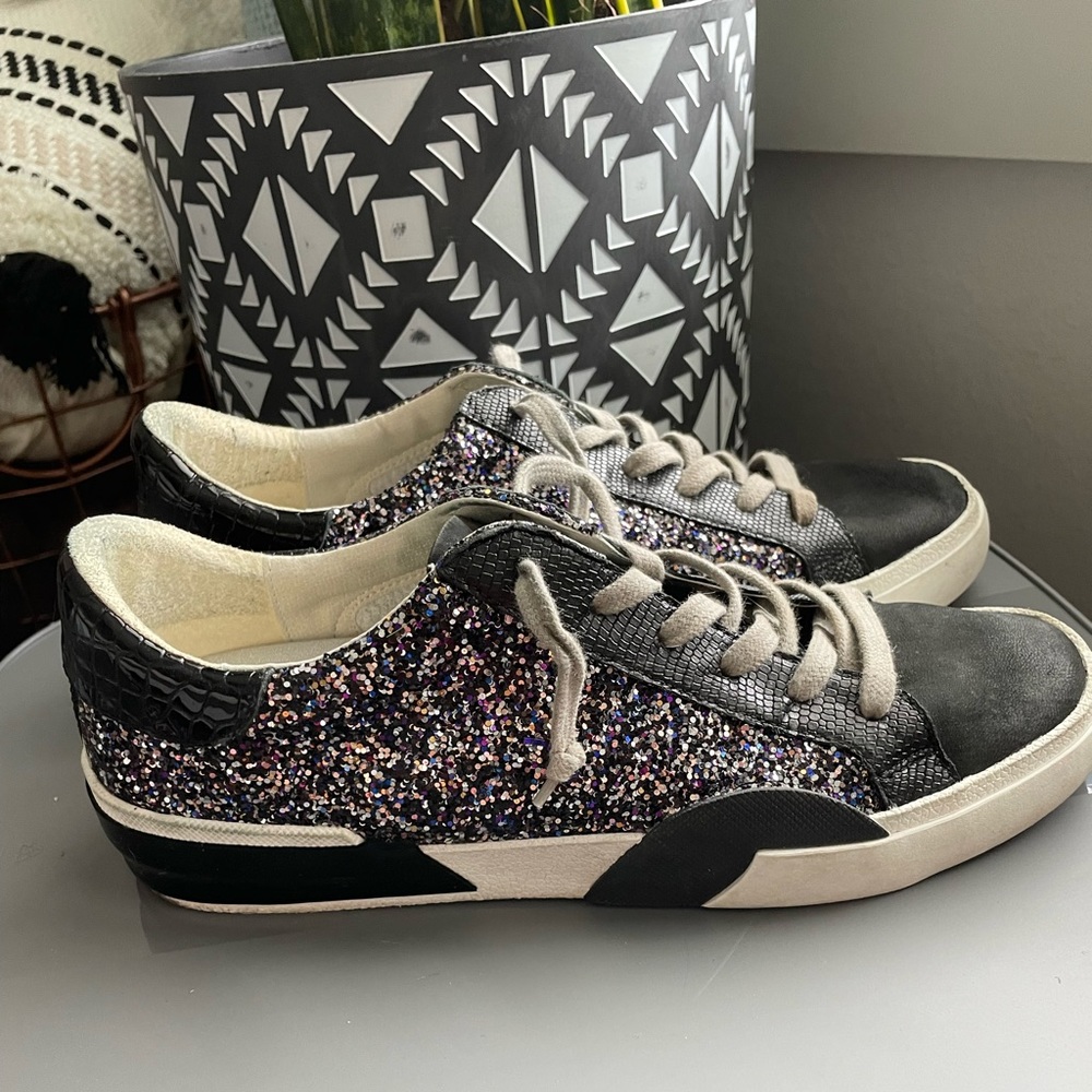 Dolce Vita Zina Sneaker - Black Metallic 8.5